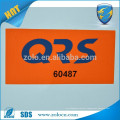 Orange color serial number custom print warranty void stickers